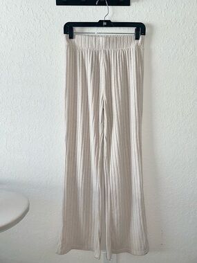 RIP CURL Ribbed Wide-Leg Knit Cosy Flare Pants